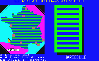 Objectif France atari screenshot