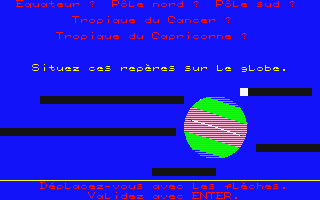 Objectif Monde I atari screenshot