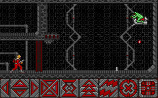 Obliterator atari screenshot