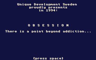 Obsession atari screenshot