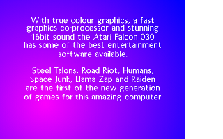 Official Atari Falcon030 Demo (The) atari screenshot