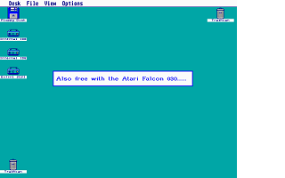 Official Atari Falcon030 Demo (The) atari screenshot