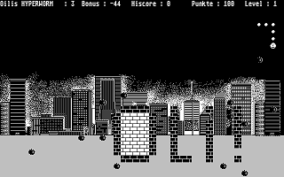 Oilis Hyperworm atari screenshot