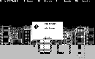 Oilis Hyperworm atari screenshot