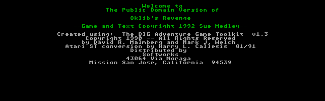 Oklib's Revenge — screenshot 1
