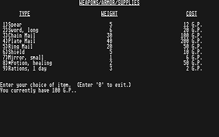 Olympus atari screenshot