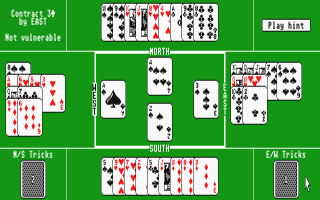 Omar Sharif's Bridge atari screenshot