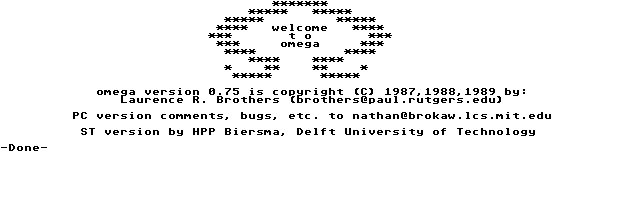 Omega — screenshot 1