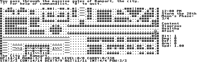 Omega atari screenshot
