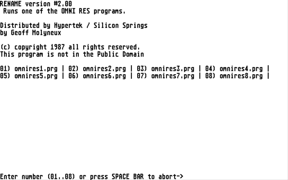 Omnires — screenshot 1