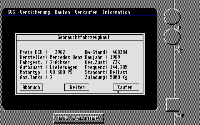 On the Road atari screenshot