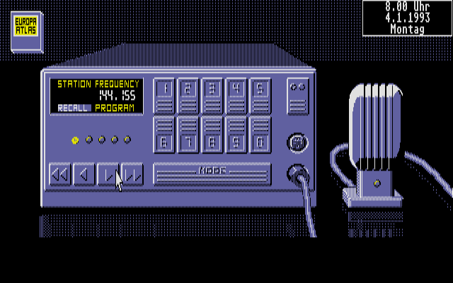 On the Road atari screenshot
