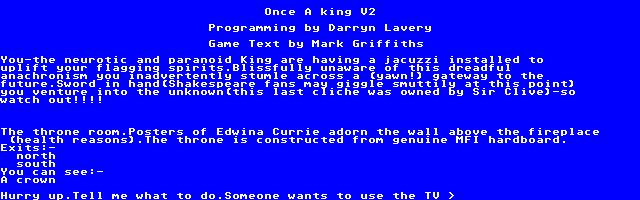 Once a King atari screenshot