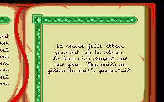 Once Upon a Time - le Petit Chaperon Rouge atari screenshot