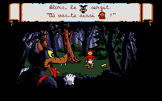 Once Upon a Time - le Petit Chaperon Rouge atari screenshot
