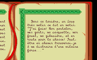 Once Upon a Time - le Petit Chaperon Rouge atari screenshot