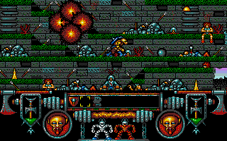 Onslaught atari screenshot