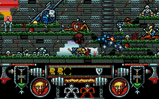 Onslaught atari screenshot