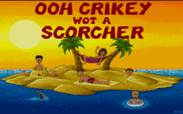 Ooh Crikey Wot a Scorcher atari screenshot