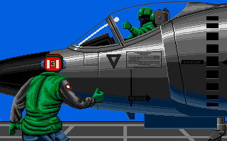 Operation Harrier atari screenshot