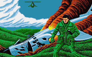 Operation Harrier atari screenshot