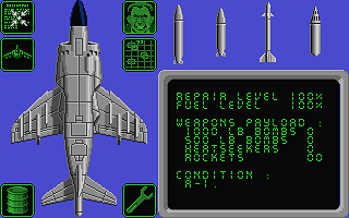 Operation Harrier atari screenshot