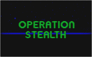 Operation Stealth atari screenshot