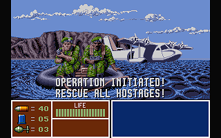 Operation Thunderbolt atari screenshot