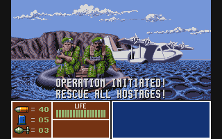 Operation Thunderbolt atari screenshot