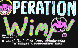 Operation Wimp! atari screenshot