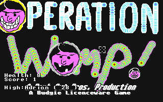Operation Wimp! atari screenshot