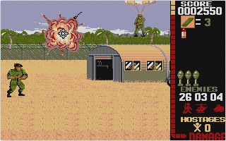 Operation Wolf atari screenshot
