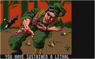 Operation Wolf atari screenshot