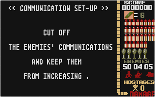 Operation Wolf atari screenshot