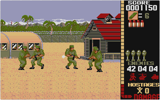 Operation Wolf atari screenshot