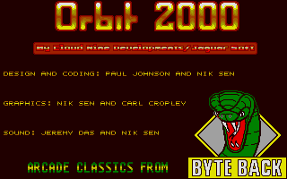 Orbit 2000 atari screenshot