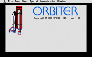 Orbiter atari screenshot