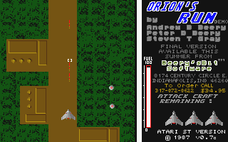 Orion's Run atari screenshot