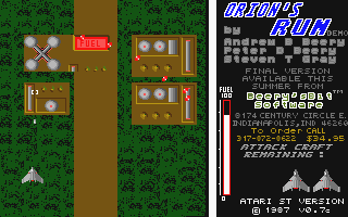 Orion's Run atari screenshot