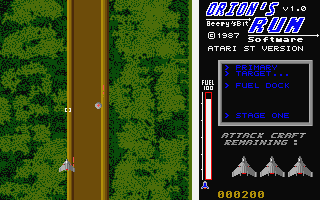 Orion's Run atari screenshot