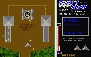 Orion's Run atari screenshot