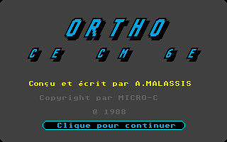 Ortho - CE CM 6E