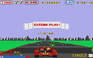 Out Run atari screenshot