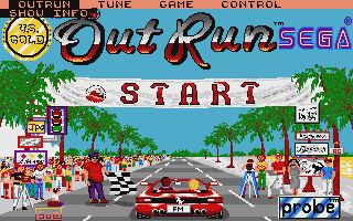 Out Run atari screenshot