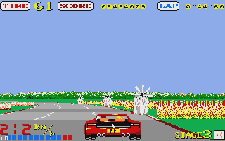 Out Run atari screenshot