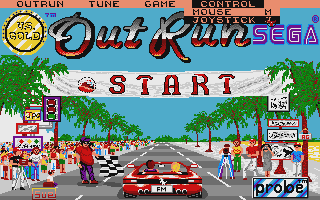 Out Run atari screenshot