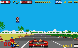 Out Run atari screenshot