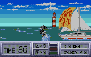 Out Run Europa atari screenshot