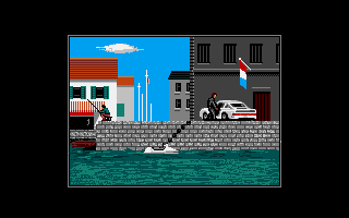 Out Run Europa atari screenshot