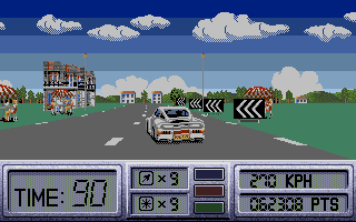 Out Run Europa atari screenshot